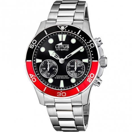 Lotus 18800/5 Men's Black Connected Watch