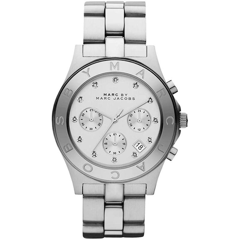 Chronograph Watch - Marc Jacobs MBM3100 Ladies Blade Silver Watch