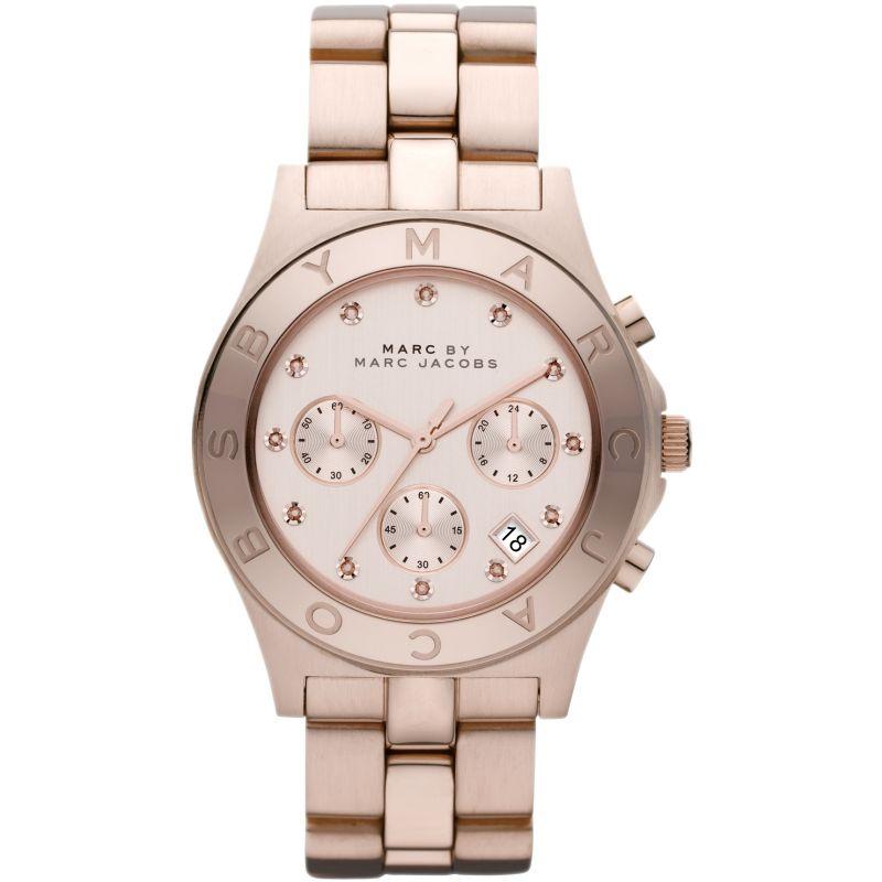 Chronograph Watch - Marc Jacobs MBM3102 Ladies Rose Gold Watch