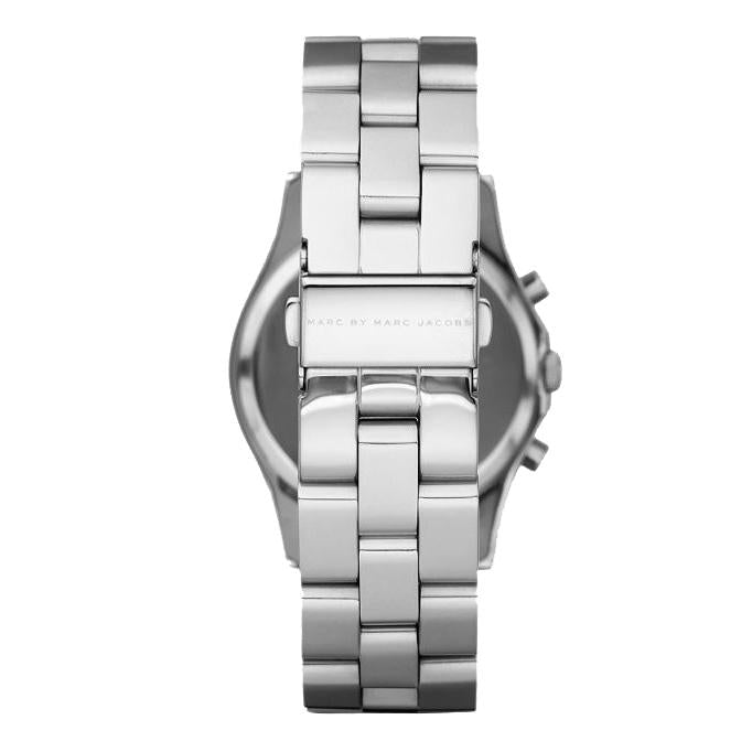 Chronograph Watch - Marc Jacobs MBM3104 Ladies Henry Glitz Silver Watch