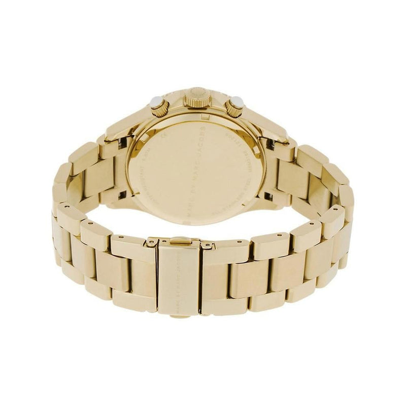 Chronograph Watch - Marc Jacobs MBM3105 Ladies Henry Glitz Gold Watch