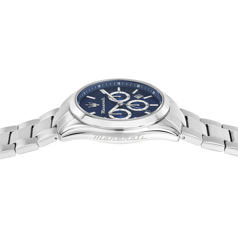 Chronograph Watch - Maserati Attrazione Men's Blue Watch R8853151005