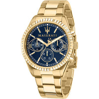 Chronograph Watch - Maserati Competizione Men's Gold Watch R8853100026