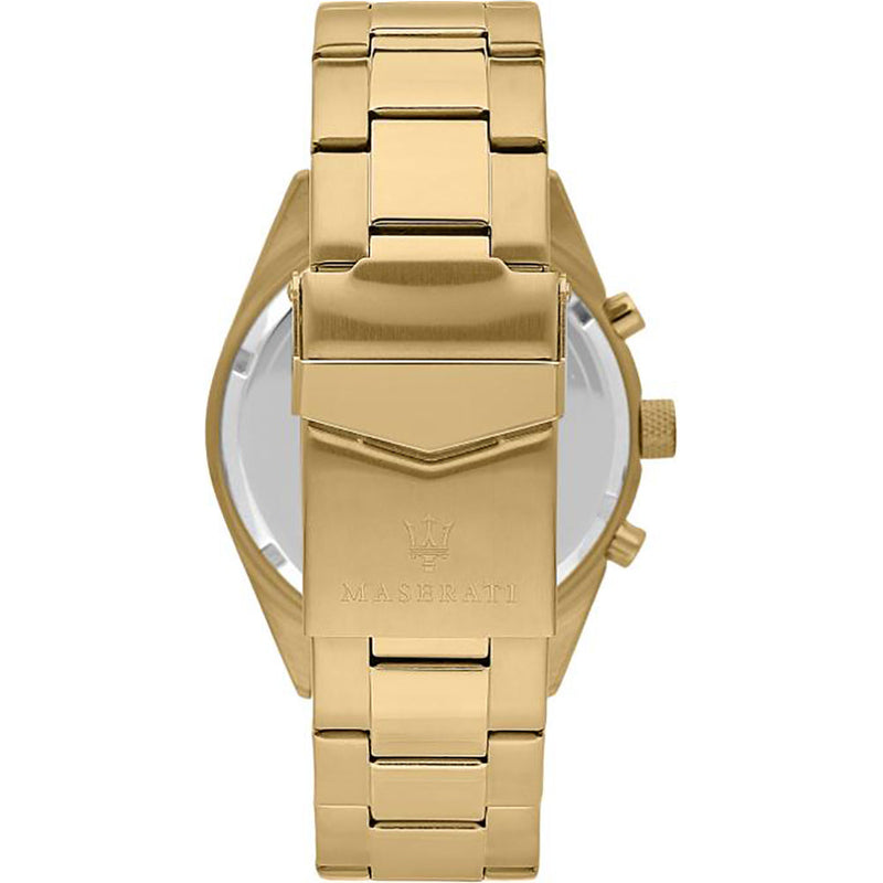 Chronograph Watch - Maserati Competizione Men's Gold Watch R8853100026