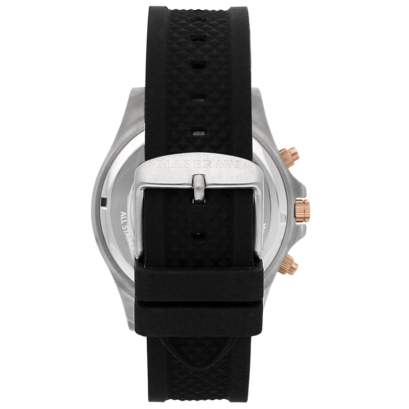 Chronograph Watch - Maserati Men's Black Sfida Watch MSR8871640002