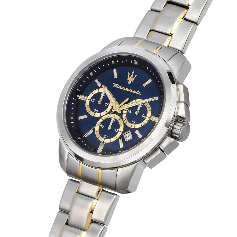 Chronograph Watch - Maserati Men's Blue Successo Watch R8873621016