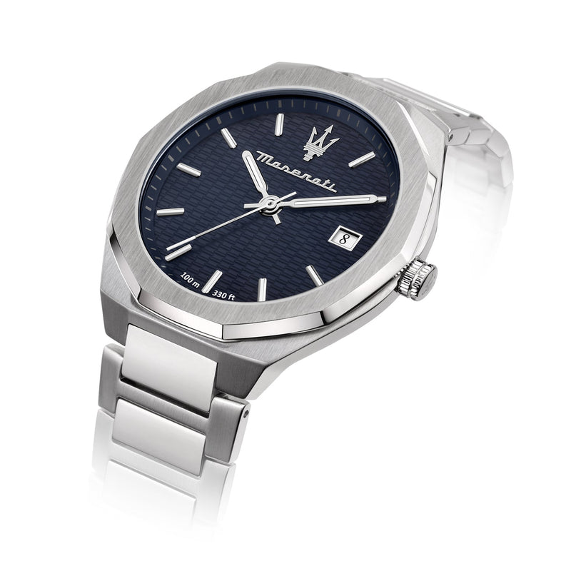 Chronograph Watch - Maserati Men's Stile Blue Watch R8873642006