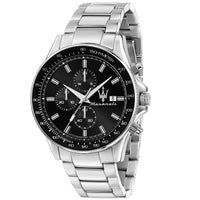 Chronograph Watch - Maserati Sfida Black Men's Watch R8873640015