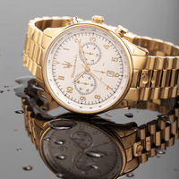Chronograph Watch - Maserati Tradizione Gold Men's Watch R8873646003