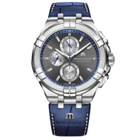 Chronograph Watch - Maurice Lacroix Men's Grey Aikon Chronograph Watch AI1018-SS001-333-1