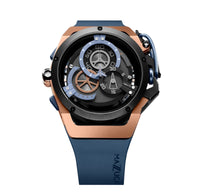 Chronograph Watch - Mazzucato Blue Rim Sport Chronograph Watch RIM 02-BLCG6