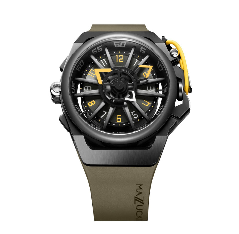 Chronograph Watch - Mazzucato Green Rim Sport Chronograph Watch RIM 04-GN136