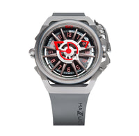 Chronograph Watch - Mazzucato Grey Rim Sport Chronograph Watch RIM 09-GYWH