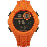 Chronograph Watch - Men's Radar Digital Orange Rubber Strap Superdry Watch SYG1930