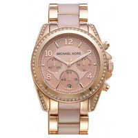 Chronograph Watch - Michael Kors MK5943 Ladies Blair Rose Gold Watch