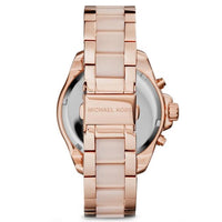 Chronograph Watch - Michael Kors MK6096 Ladies Wren Rose Gold Chronograph Watch