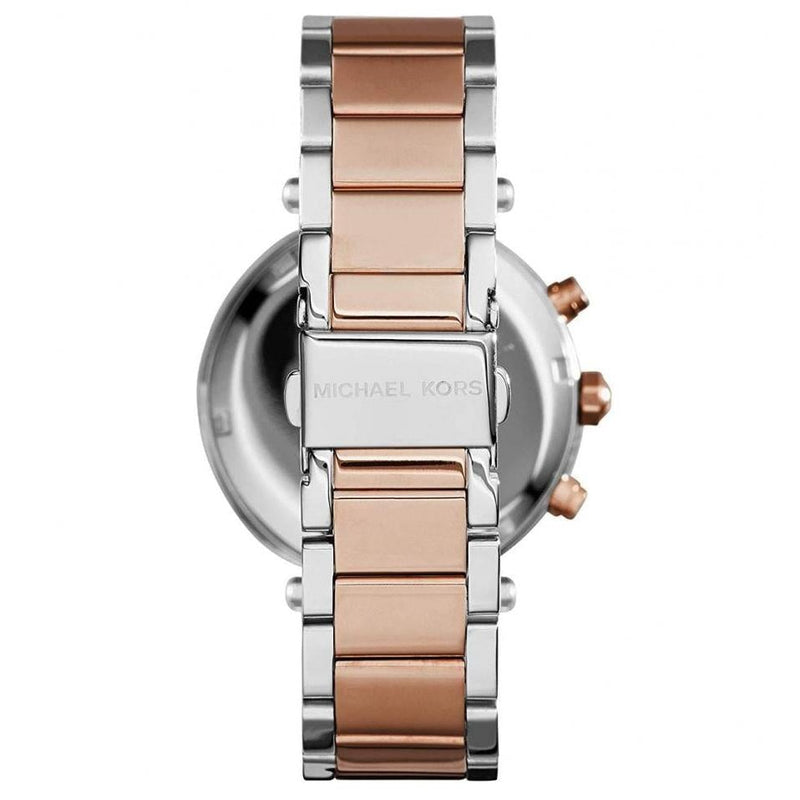 Chronograph Watch - Michael Kors MK6141 Ladies Parker Rose Gold Chronograph Watch