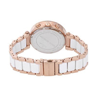Chronograph Watch - Michael Kors MK6324 Ladies RITZ Two-Tone Rose Gold Watch