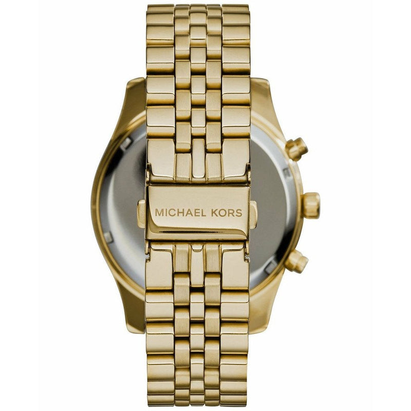 Chronograph Watch - Michael Kors MK8286 Men's Lexington Gold Tone Chronograph Watch