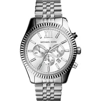 Chronograph Watch - Michael Kors MK8405 Men's Lexington Chronograph Silver Watch