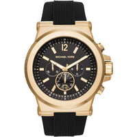 Chronograph Watch - Michael Kors MK8445 Men's Chronograph Dylan Gold Black Watch