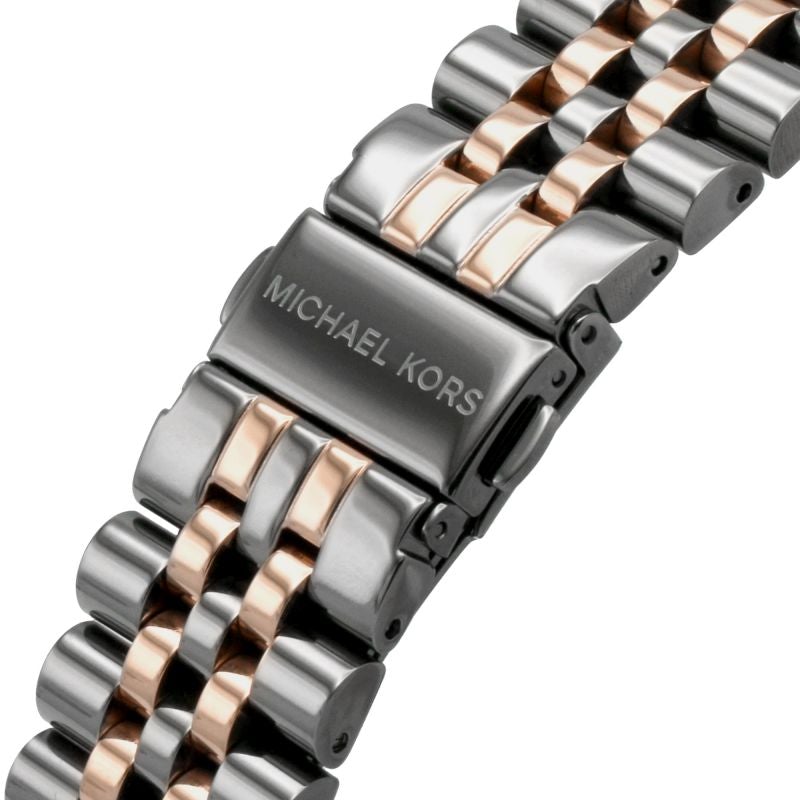 Chronograph Watch - Michael Kors MK8561 Men's Lexington Chronograph Dark Two Tone  Watch