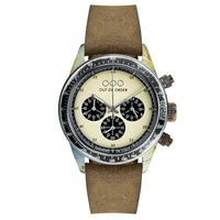 Chronograph Watch - Out Of Order Men' Brown Cronografo Watch OOO.001-04.MS.CR