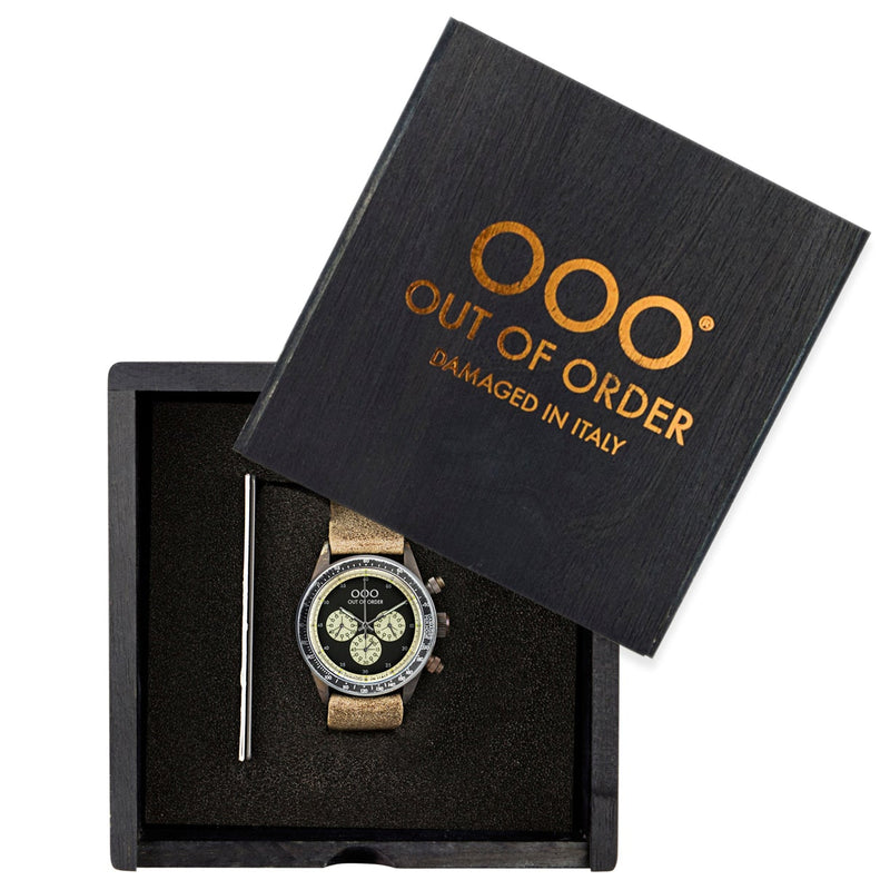 Chronograph Watch - Out Of Order Men's Palude Cronografo Watch OOO.001-04.PA.NE