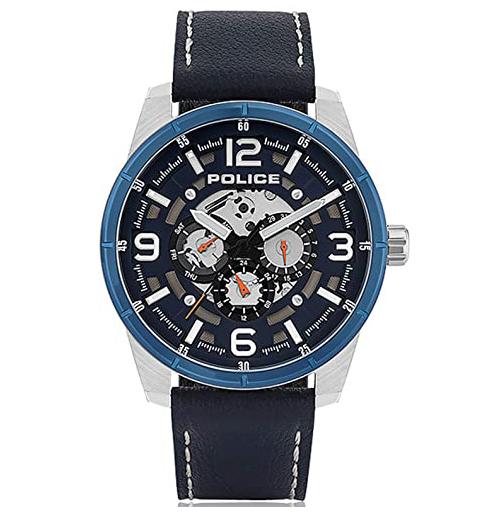 Police Blue Lawrence Watch 15663JSTBL/03