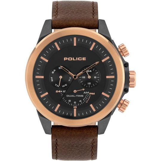 Police Brown Belmont Watch 15970JSUR/02