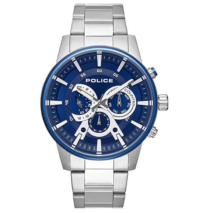 Chronograph Watch - Police Silver Avondale Watch 15523JSTBL/03M