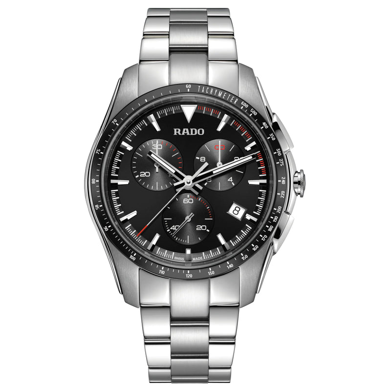 Chronograph Watch - Rado HyperChrome Chronograph Men's Black Watch R32259153