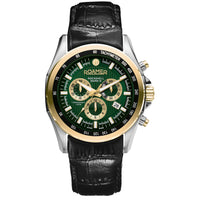 Chronograph Watch - Roamer 220837 48 75 02 Rockshell Mark III Men's Green Watch