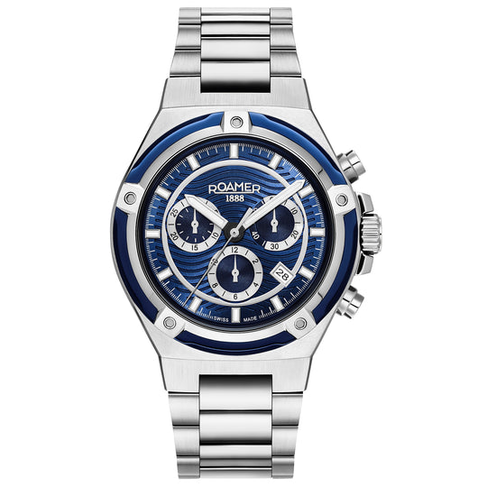 Roamer 221837 41 45 20 Tempo Master Men's Blue Watch