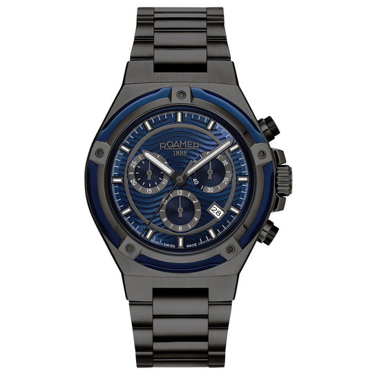 Roamer 221837 44 45 20 Tempo Master Men's Black Watch