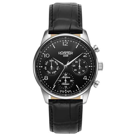 Roamer 509902 41 54 02 Modern Classic Men's Black Watch