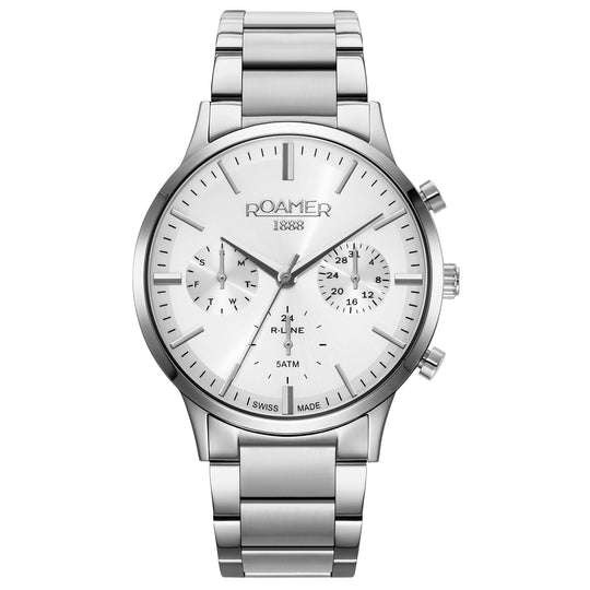 Roamer 718982 41 15 70 R-Line Multifunction Men's Silver Watch