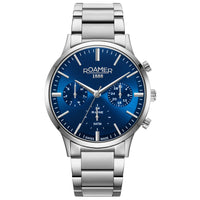 Chronograph Watch - Roamer 718982 41 45 70 R-Line Multifunction Men's Blue Watch