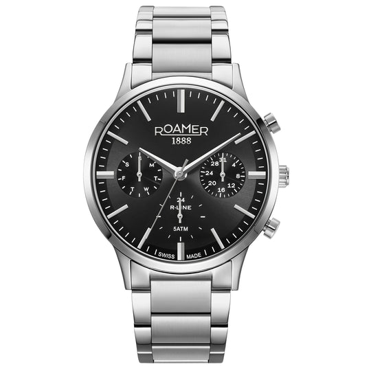 Roamer 718982 41 55 70 R-Line Multifunction Men's Black Watch