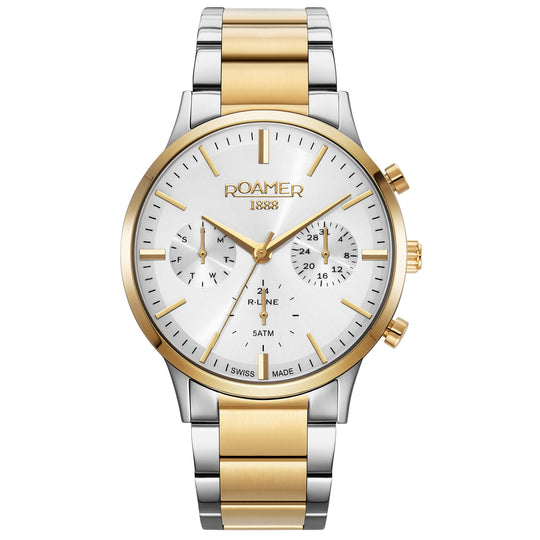 Roamer 718982 48 15 70 R-Line Multifunction Men's Two-Tone Watch