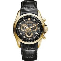 Chronograph Watch - Roamer Men's Black Rockshell Mark III Chrono Watch 220837 48 55 02