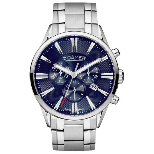 Roamer Men's Blue Superior Chrono Watch 508837 41 45 50