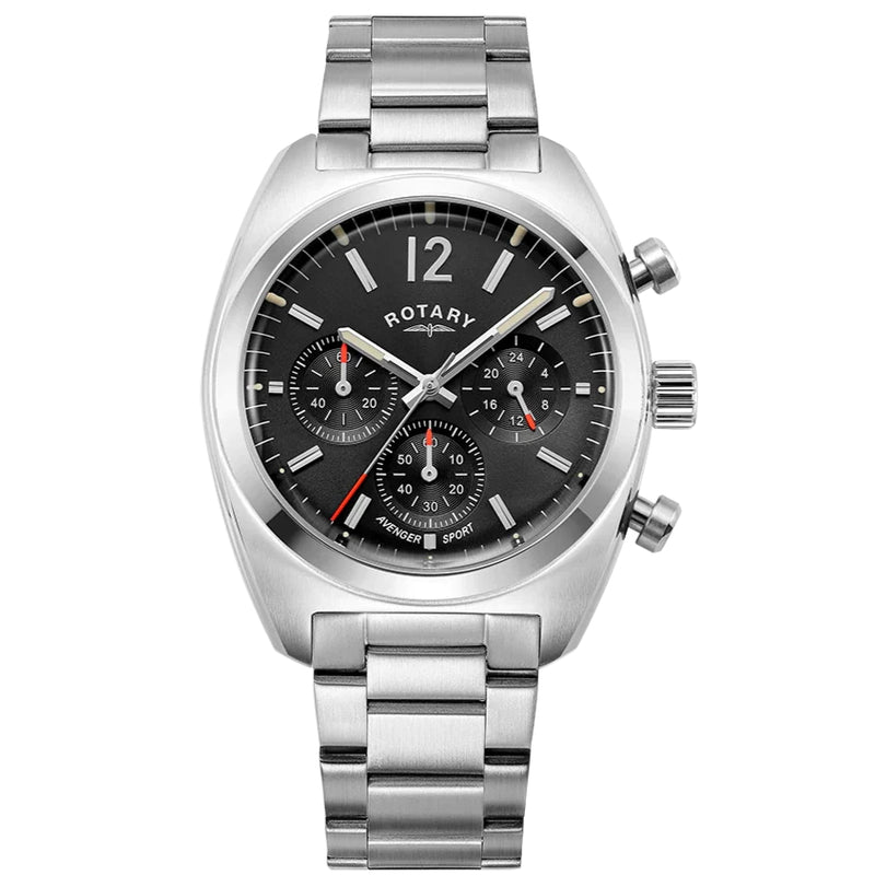Chronograph Watch - Rotary Avenger Sport Chrono Men's Black Watch GB05485/65