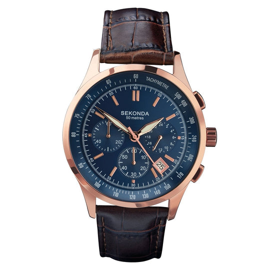 Sekonda 1157 Men's Brown Chronograph Watch