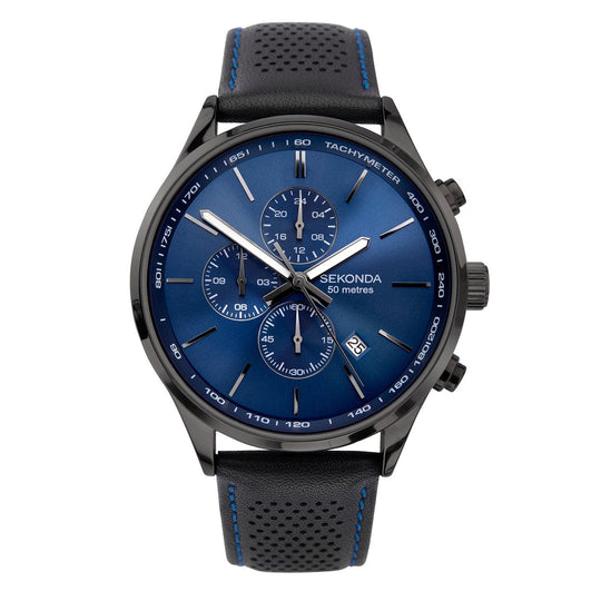 Sekonda 1773 Men's Black Chronograph Watch