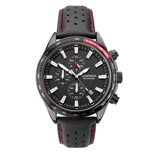 Sekonda 1787 Men's Black Chronograph Watch