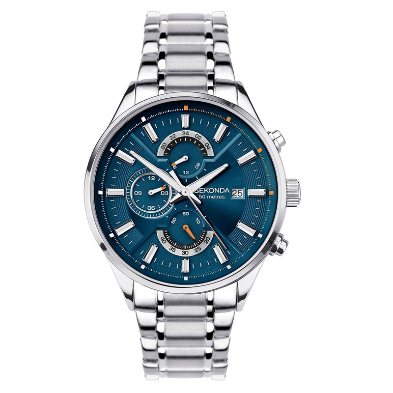 Chronograph Watch - Sekonda 1839 Men's Blue Chronograph Watch