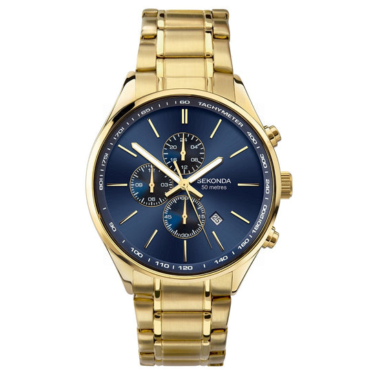 Sekonda 1840 Men's Gold Chronograph Watch