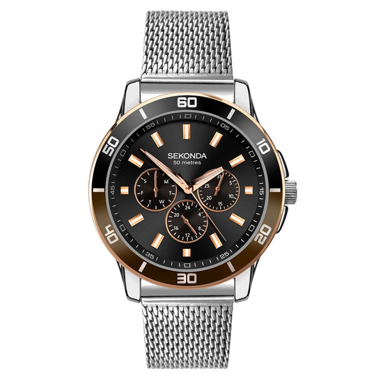 Sekonda 1841 Men's Black Chronograph Watch