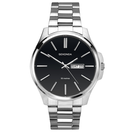 Sekonda 3381 Men's Black Chronograph Watch